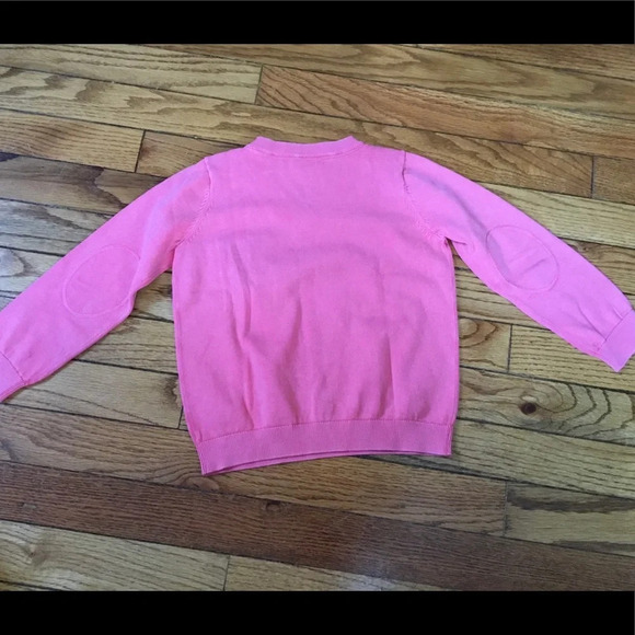 Bonpoint  Preppy Pink Cotton V neck sweater, Size 4T - Picture 3 of 5